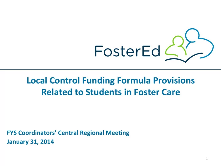 local control funding formula provisions related to