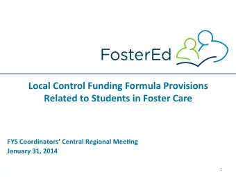 Local  Control  Funding  Formula  Provisions      Related  to  Students