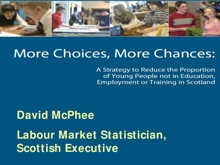david mcphee labour market statistician scottish