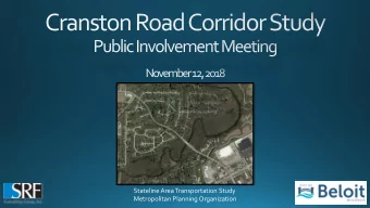 Metropolitan Planning Organization  Stateline Area Transportation Study  Metropolitan Planning