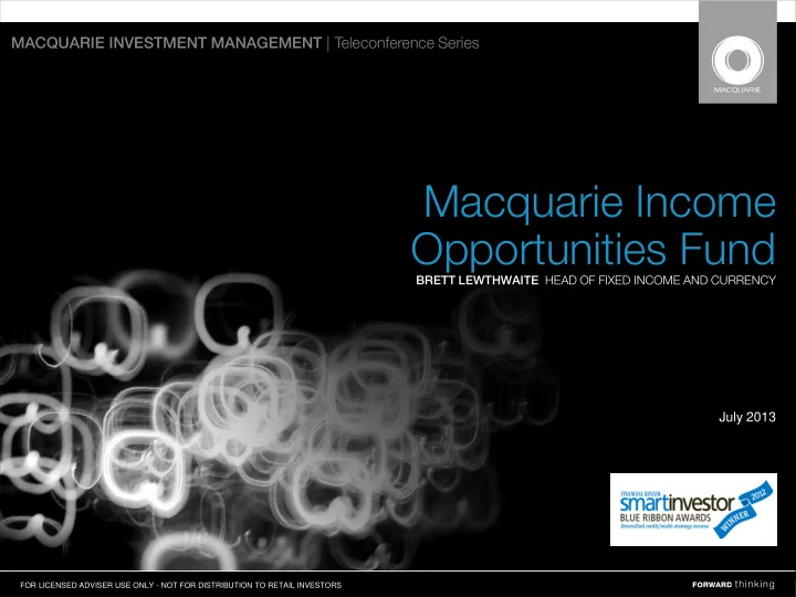 macquarie income