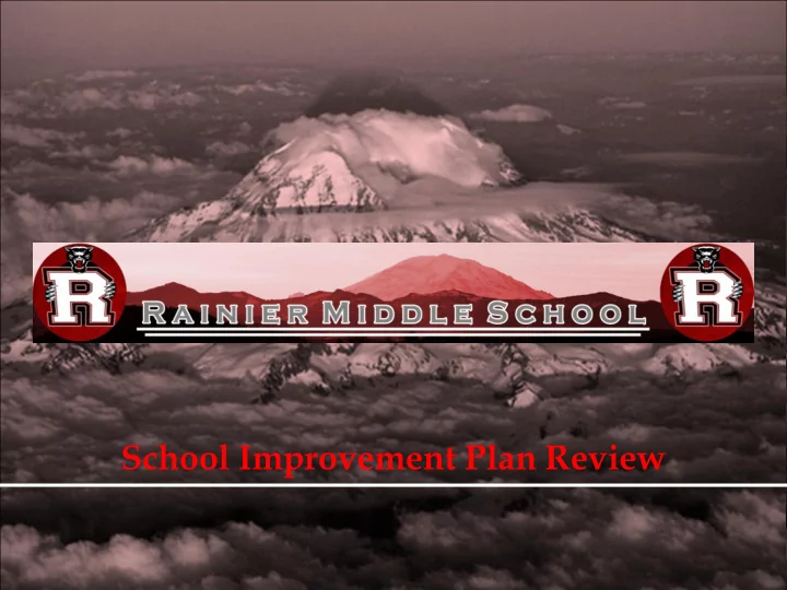 school improvement plan review rms demographics 10 year