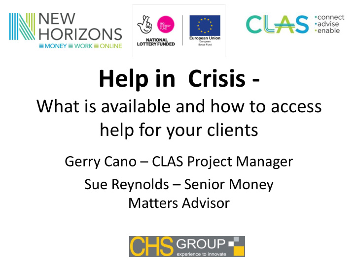 help in crisis