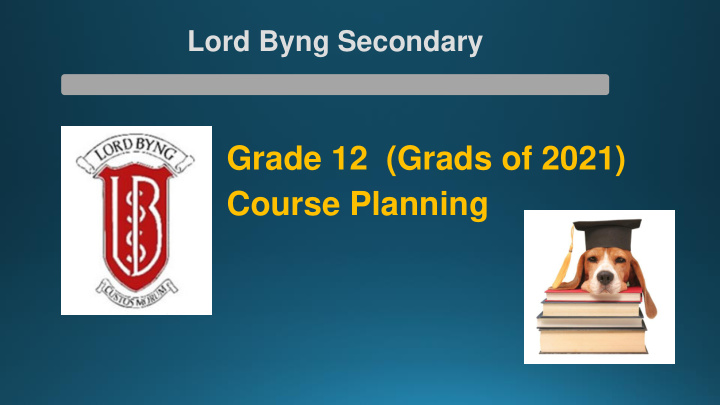 grade 12 grads of 2021 course planning course selection