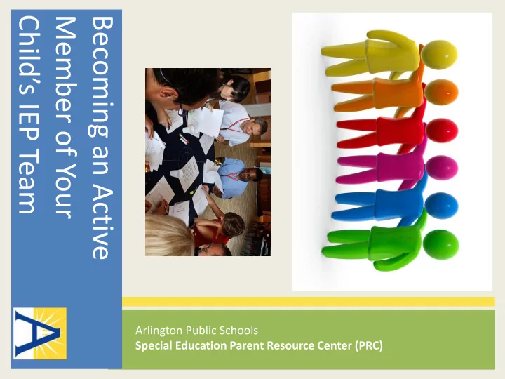 child s iep team member of your becoming an active