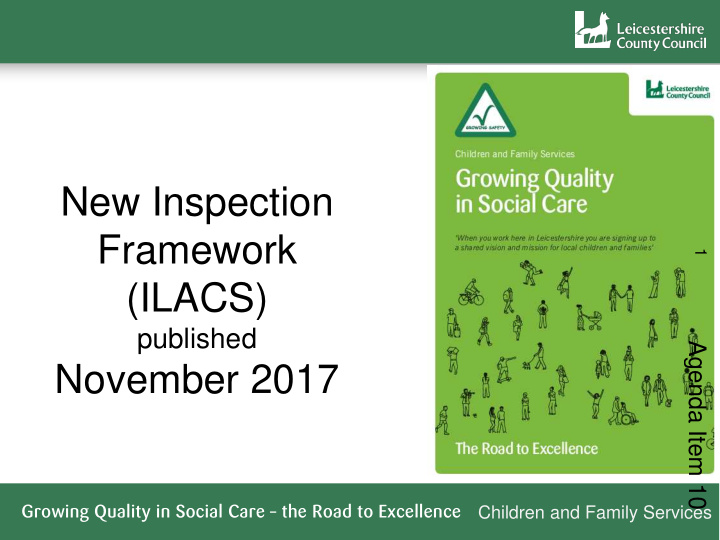 growing quality in social care the road to excellence