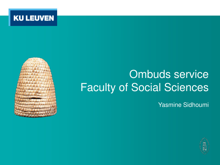 ombuds service faculty of social sciences