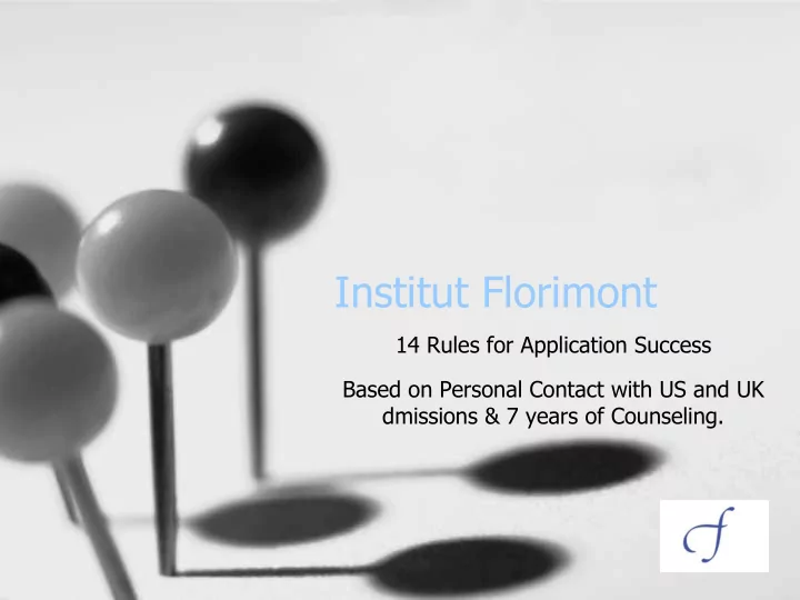 institut florimont