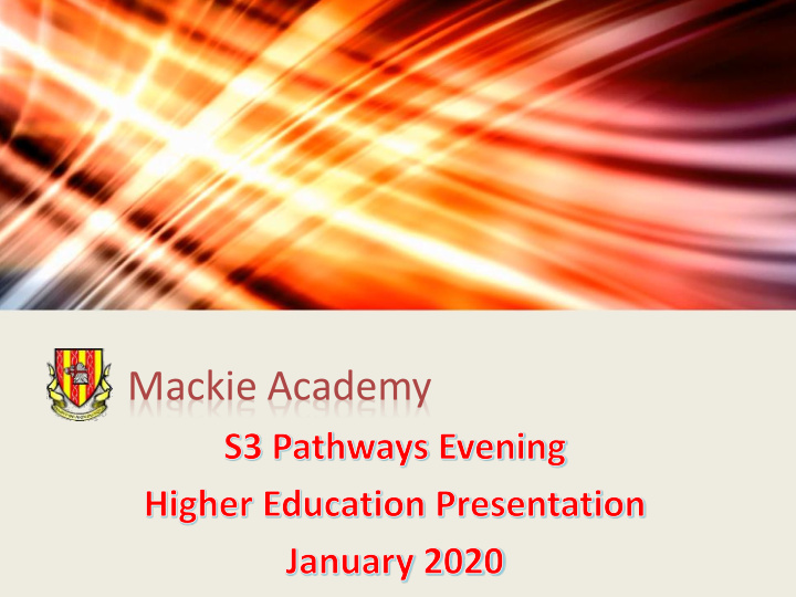 mackie academy is higher education the right pathway for