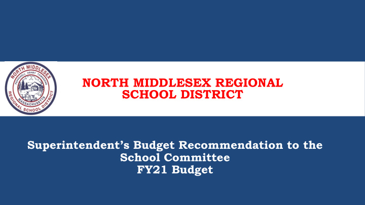 north middlesex regional school district