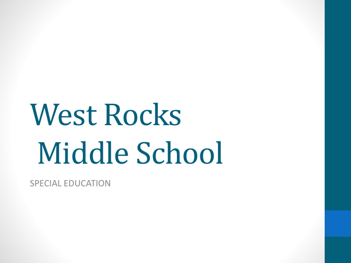 west rocks middle school