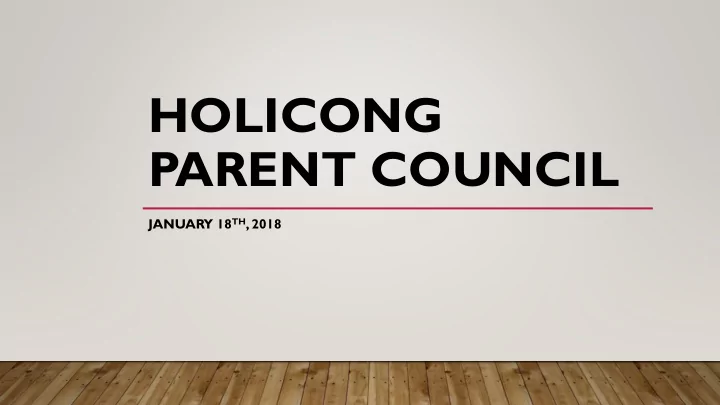 parent council