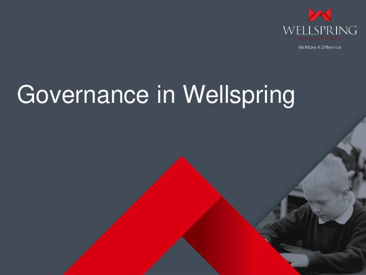 governance in wellspring