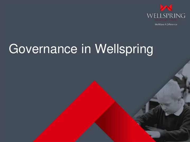 governance in wellspring