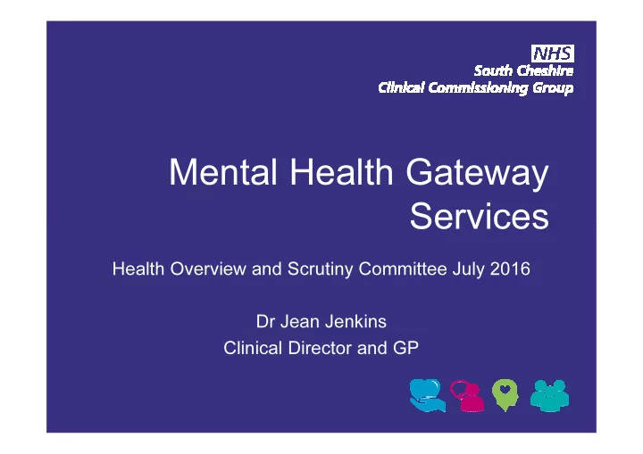 mental health gateway services services