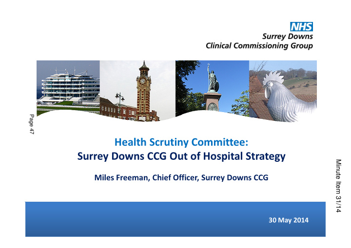 health scrutiny committee surrey downs ccg out of