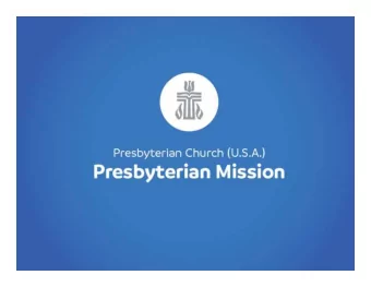 Human Caused Disaster Ministry  Come Now to the Waters  Presbyterian Disaster Assistance 2019