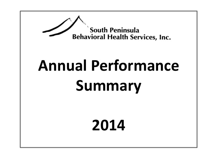 annual performance summary