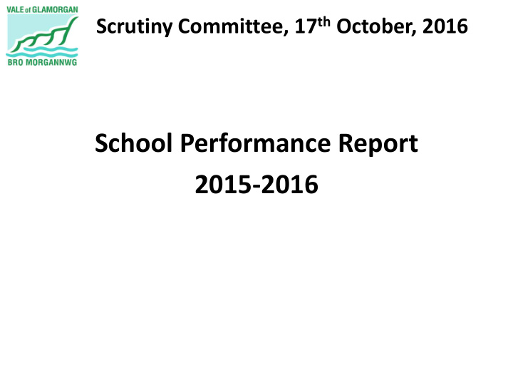 school performance report 2015 2016 foundation phase