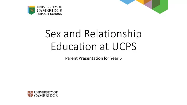 education at ucps