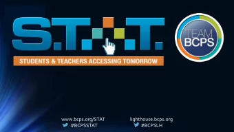 www.bcps.org/STAT                        lighthouse.bcps.org  #BCPSSTAT  #BCPSLH  BCPS Theory of