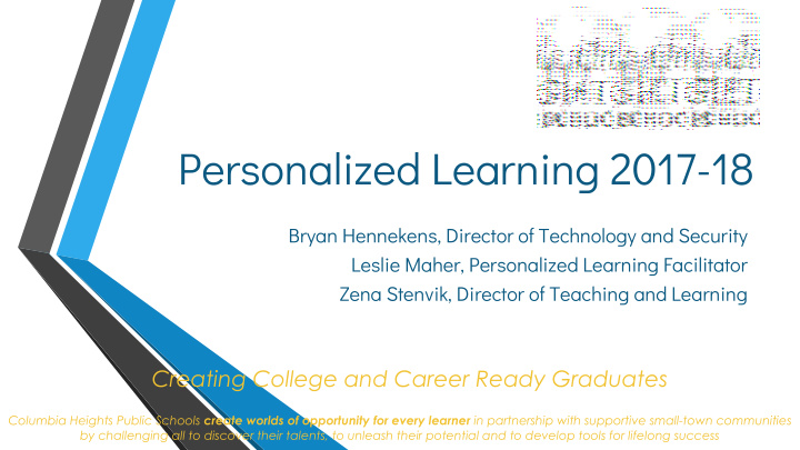 personalized learning 2017 18