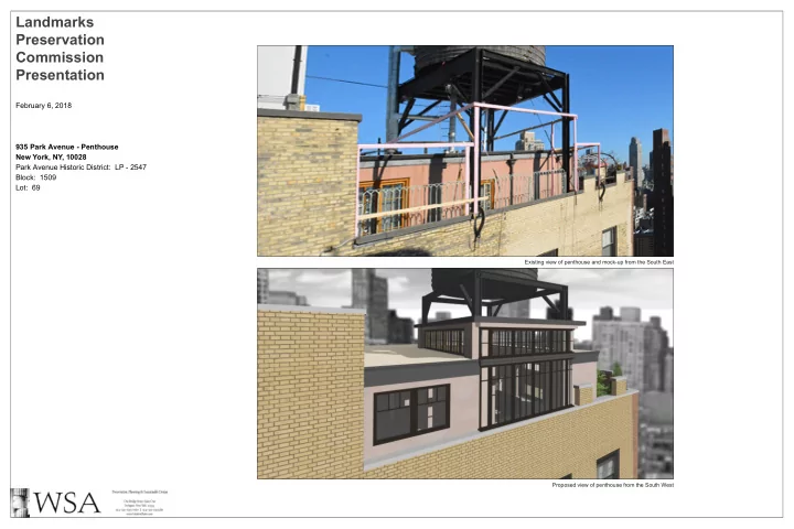 landmarks preservation commission presentation