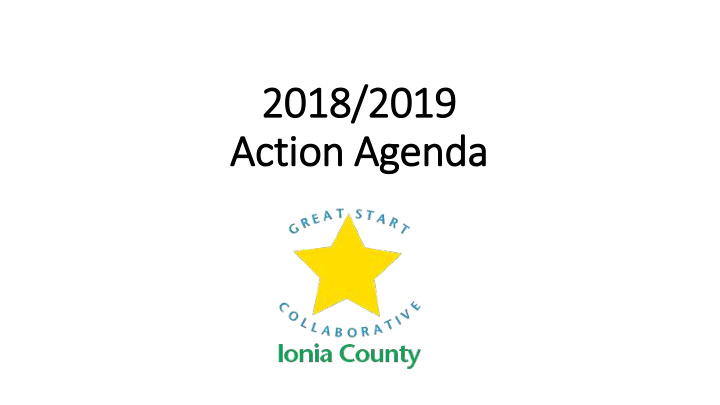 2018 2019 action agenda goal 1