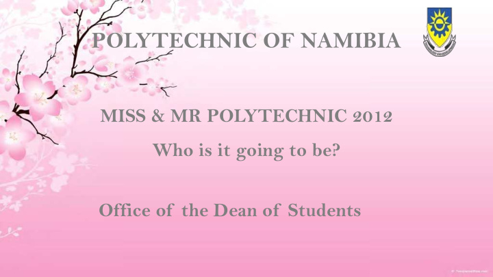 polytechnic of namibia