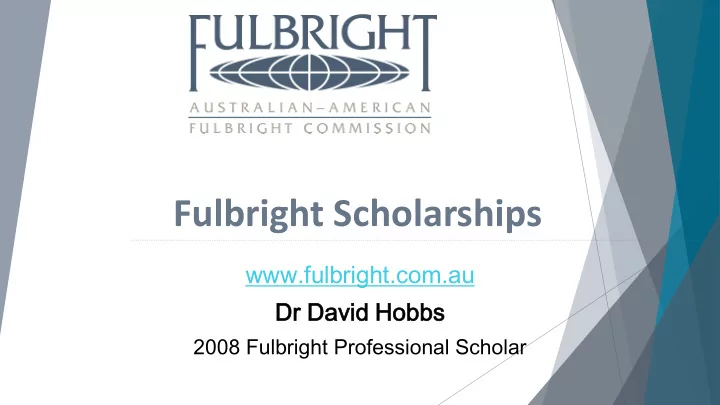 fulbright scholarships
