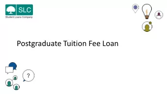 Postgraduate Tuition Fee Loan  Policy Summary  SFNI Postgraduate TFL  Overview    Available from