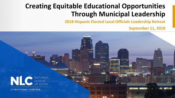 creating equitable educational opportunities through