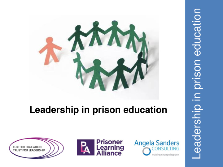 leadership in prison education