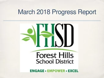 March 2018 Progress Report  March  Feb  Anderson  March  Feb  Anderson  March  Feb  Anderson  March