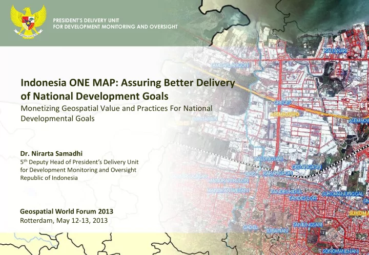 of national development goals