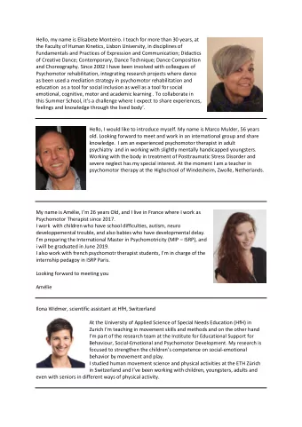 Hello, my name is Elisabete Monteiro. I teach for more than 30 years, at  the Faculty of Human