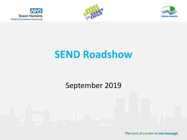 send roadshow