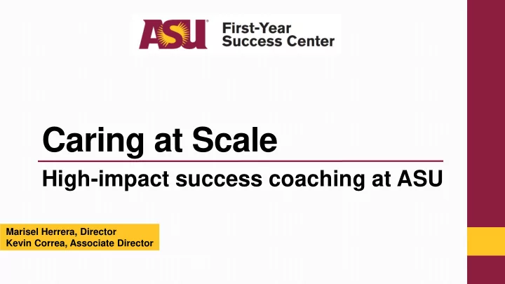 caring at scale