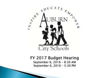 Section 16-13-140,  Benefits  Code of Alabama  2  Required communications:  Budget reflects