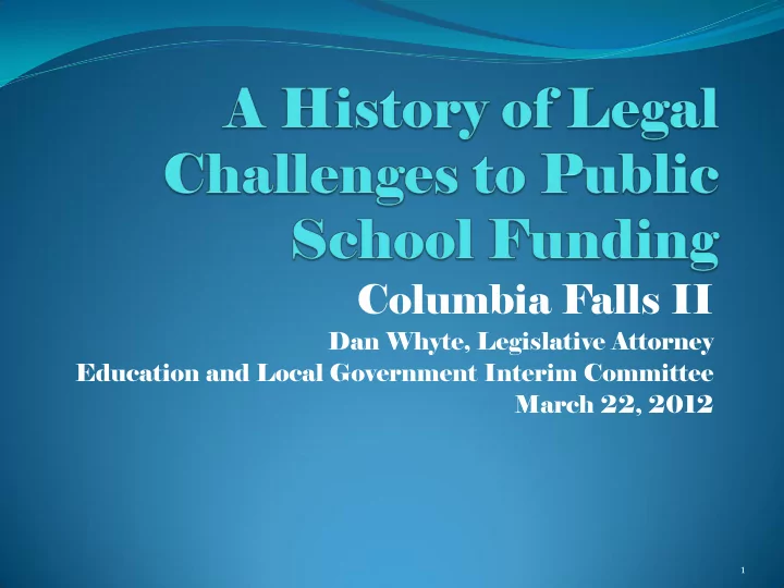 columbia falls ii