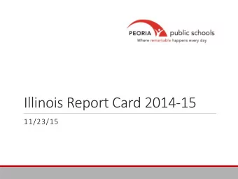 Illinois Report Card 2014-15  11/23/15  Illinois Report Card  https://illinoisreportcard.com/