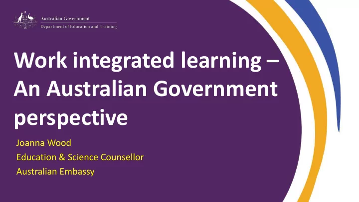 work integrated learning