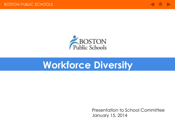 presentation to school committee january 15 2014 boston