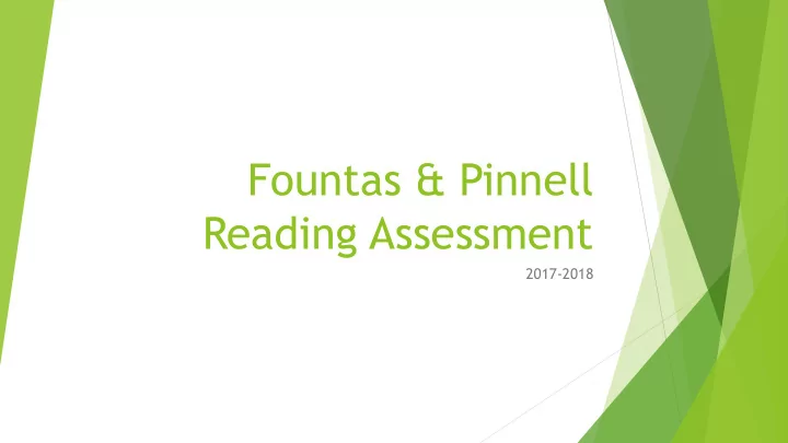 fountas pinnell