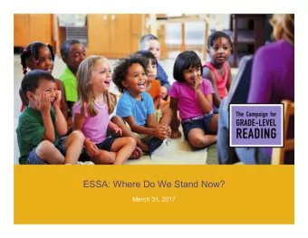 Third-Grade Reading Webinar  March 31, 2017  Month XX, 2016  Welcome to the Webinar  Please mute