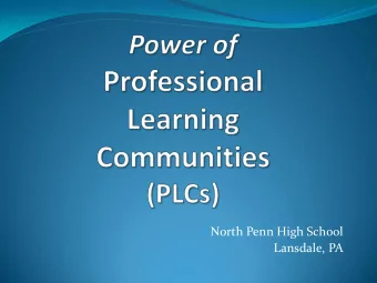North Penn High School  Lansdale, PA  Large suburban Philadelphia high school  Enrollment: