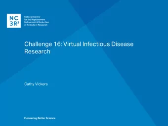 Challenge 16: Virtual Infectious Disease  Research  Cathy Vickers  Phase II Attrition rates