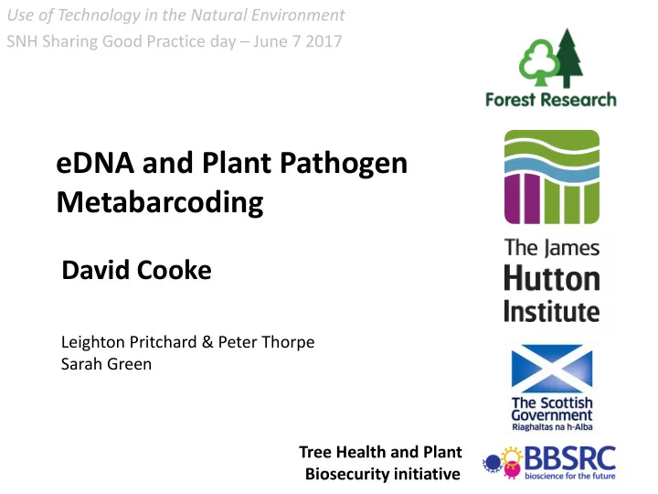 leighton pritchard amp peter thorpe sarah green tree