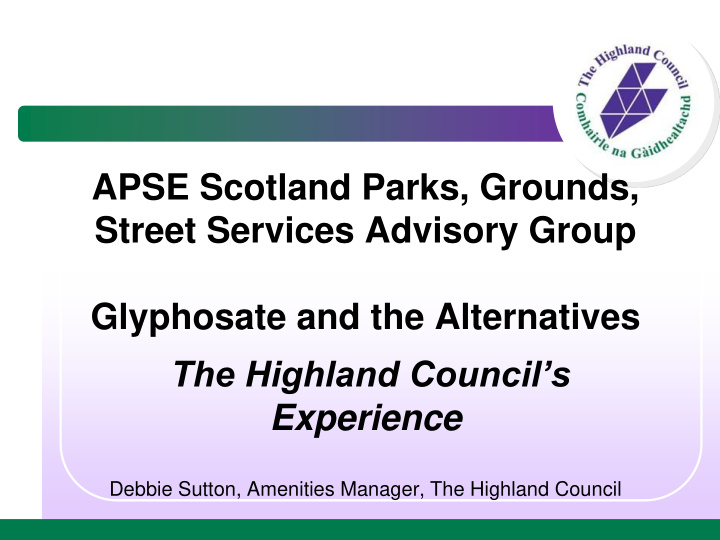 apse scotland parks grounds