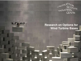 Wind Turbine Bases Agenda  1. CSIC  Who we are and what we do.  2. Wind Turbine Bases